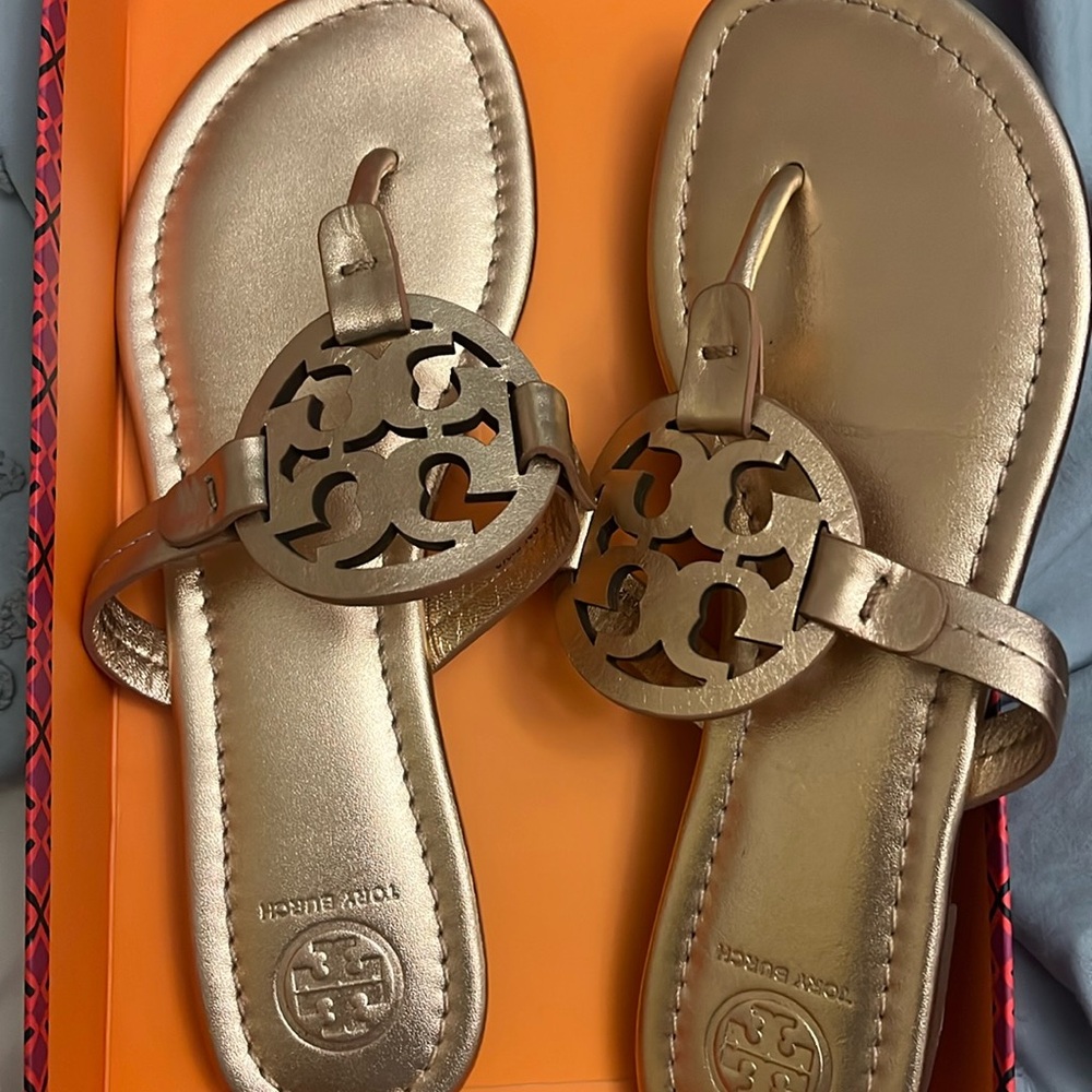 Tory Burch Miller Sandals — brand new never worn